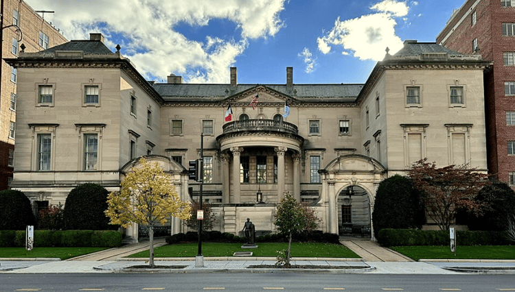 Anderson House, the historic headquarters of the Society of the Cincinnati in Washington DC
